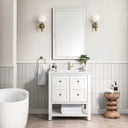 Bright White / White Zeus - 1 Faucet Hole