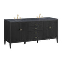 Carbon Oak / Charcoal Soapstone - 3 Faucet Holes
