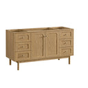 Light Natural Oak / White Zeus - 3 Faucet Holes