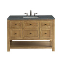 Light Natural Oak / Parisien Bleu - 3 Faucet Holes