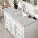 Bright White / Victorian Silver - 3 Faucet Holes
