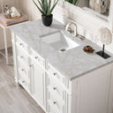 Bright White / Victorian Silver - 3 Faucet Holes