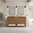 Amber Birch / Charcoal Soapstone - 3 Faucet Holes