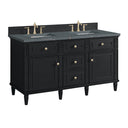 Black Onyx / Parisien Bleu - 3 Faucet Holes