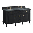 Black Onyx / Parisien Bleu - 3 Faucet Holes