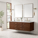 Mid-Century Walnut / White Zeus - 3 Faucet Holes