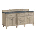Whitewashed Oak / Parisien Bleu - 3 Faucet Holes