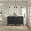 Carbon Oak / Parisien Bleu - 3 Faucet Holes