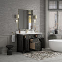 Black Onyx / White Zeus - 1 Faucet Hole