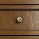 Honey Oak / Victorian Silver - 3 Faucet Holes