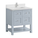 Serenity Blue / White Zeus - 1 Faucet Hole