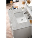 Glossy White / Victorian Silver - 3 Faucet Holes