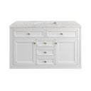 Glossy White / Eternal Jasmine Pearl - 3 Faucet Holes