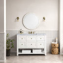 Bright White / Carrara White - 3 Faucet Holes