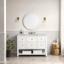 Bright White / Carrara White - 3 Faucet Holes