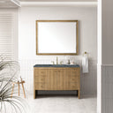 Light Natural Oak / Parisien Bleu - 3 Faucet Holes