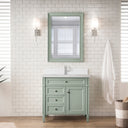 Sage Green / White Zeus - 1 Faucet Hole