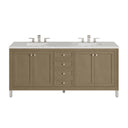 Walnut Whisper / Eternal Jasmine Pearl - 3 Faucet Holes