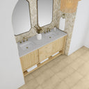 Sunwashed Oak / Eternal Jasmine Pearl - 3 Faucet Holes