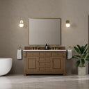 Pecan / White Zeus - 3 Faucet Holes