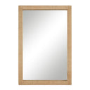 Renwil Sara 36" H x 24" W Wall Mirror - Brown