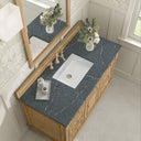 Light Natural Oak / Parisien Bleu - 3 Faucet Holes
