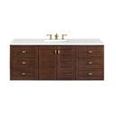 Mid-Century Walnut / White Zeus - 3 Faucet Holes