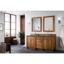 Saddle Brown / Charcoal Soapstone - 3 Faucet Holes
