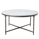 Renwil Pearse Indoor Cast Aluminum Coffee Table - Antique Brass
