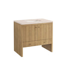 Light Natural Oak / Eternal Marfil - 3 Faucet Holes