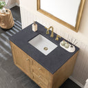 Light Natural Oak / Charcoal Soapstone - 3 Faucet Holes