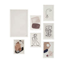Renwil Priyanka 7 Piece Wide Wall Art - White