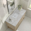 Whitewashed Oak / Victorian Silver - 3 Faucet Holes