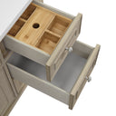 Whitewashed Oak / Parisien Bleu - 3 Faucet Holes