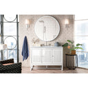 Glossy White / Carrara White - 3 Faucet Holes