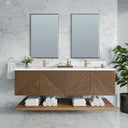 Chestnut / White Zeus - 1 Faucet Hole