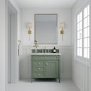 Smokey Celadon / Victorian Silver - 3 Faucet Holes