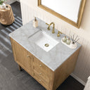 Light Natural Oak / Victorian Silver - 3 Faucet Holes