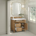 Light Natural Oak / White Zeus - 3 Faucet Holes