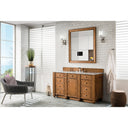Saddle Brown / Eternal Jasmine Pearl - 3 Faucet Holes