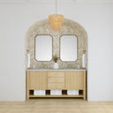 Sunwashed Oak / Lime Delight - 3 Faucet Holes
