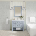 Serenity Blue / White Zeus - 1 Faucet Hole