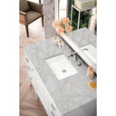 Glossy White / Victorian Silver - 3 Faucet Holes