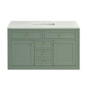 Smokey Celadon / White Zeus - 3 Faucet Holes