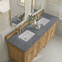 Light Natural Oak / White Zeus - 3 Faucet Holes