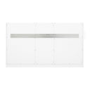 Glossy White / Victorian Silver - 3 Faucet Holes