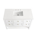 Bright White / White Zeus - 3 Faucet Holes