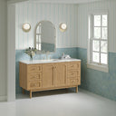Light Natural Oak / Victorian Silver - 3 Faucet Holes