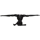 Renwil Mortal Indoor Aluminum Statue - Matte Black