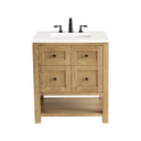 Light Natural Oak / White Zeus - 3 Faucet Holes